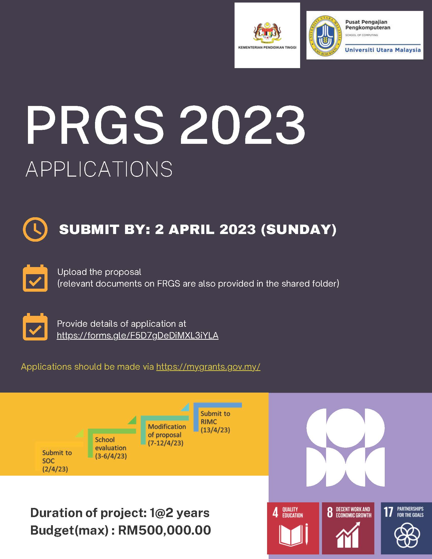 Call for PRGS 2023