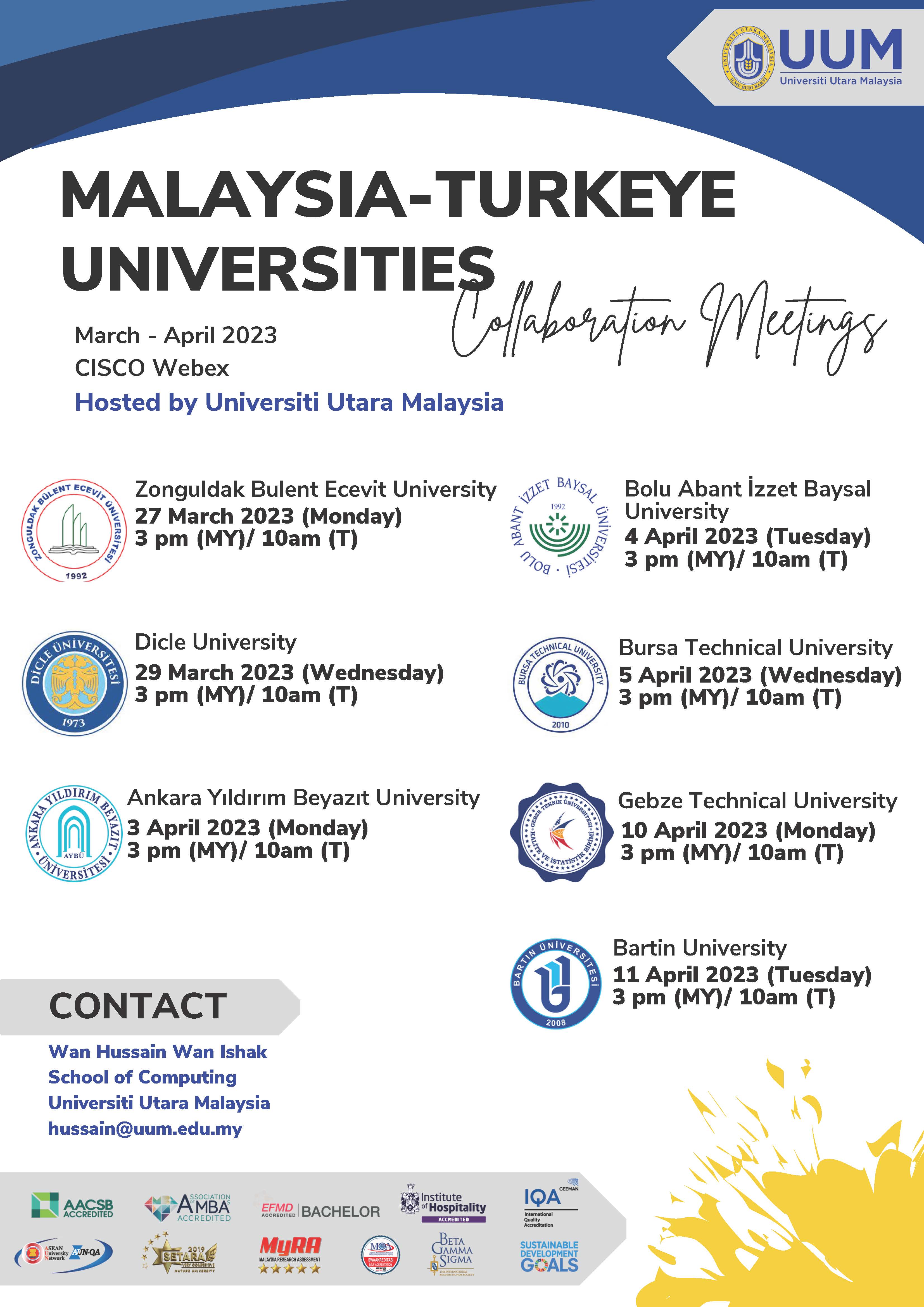 UUM Turkeys Universities Meeting